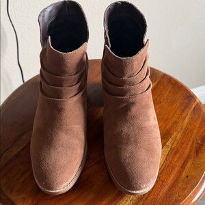 Cole Haan Brown Suede Ankle Boots